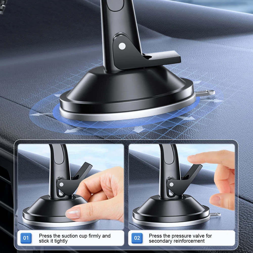 12V/24V USB Car Dashboard Cooling Fan with Suction Cup Single Head Car Fan 360 Degree All-Round Car Air Fan for Car Truck SUV RV