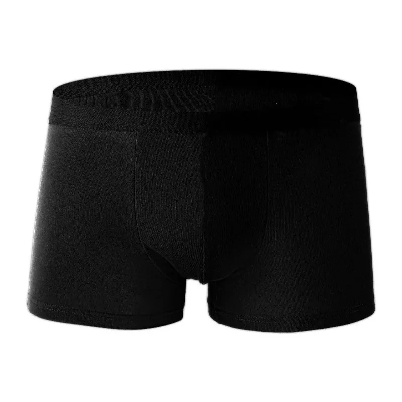 10PCS Men's Underwear Black Color Men Underpant High Stretch Boxer Shorts Sexy Men Panties Plus Size L-4XL Breathable Men Boxer