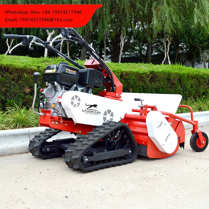 Factory Wholesale Cheap Walk Behind Lawn Mower All Terrain Remote Control Lawn Mower For Sale