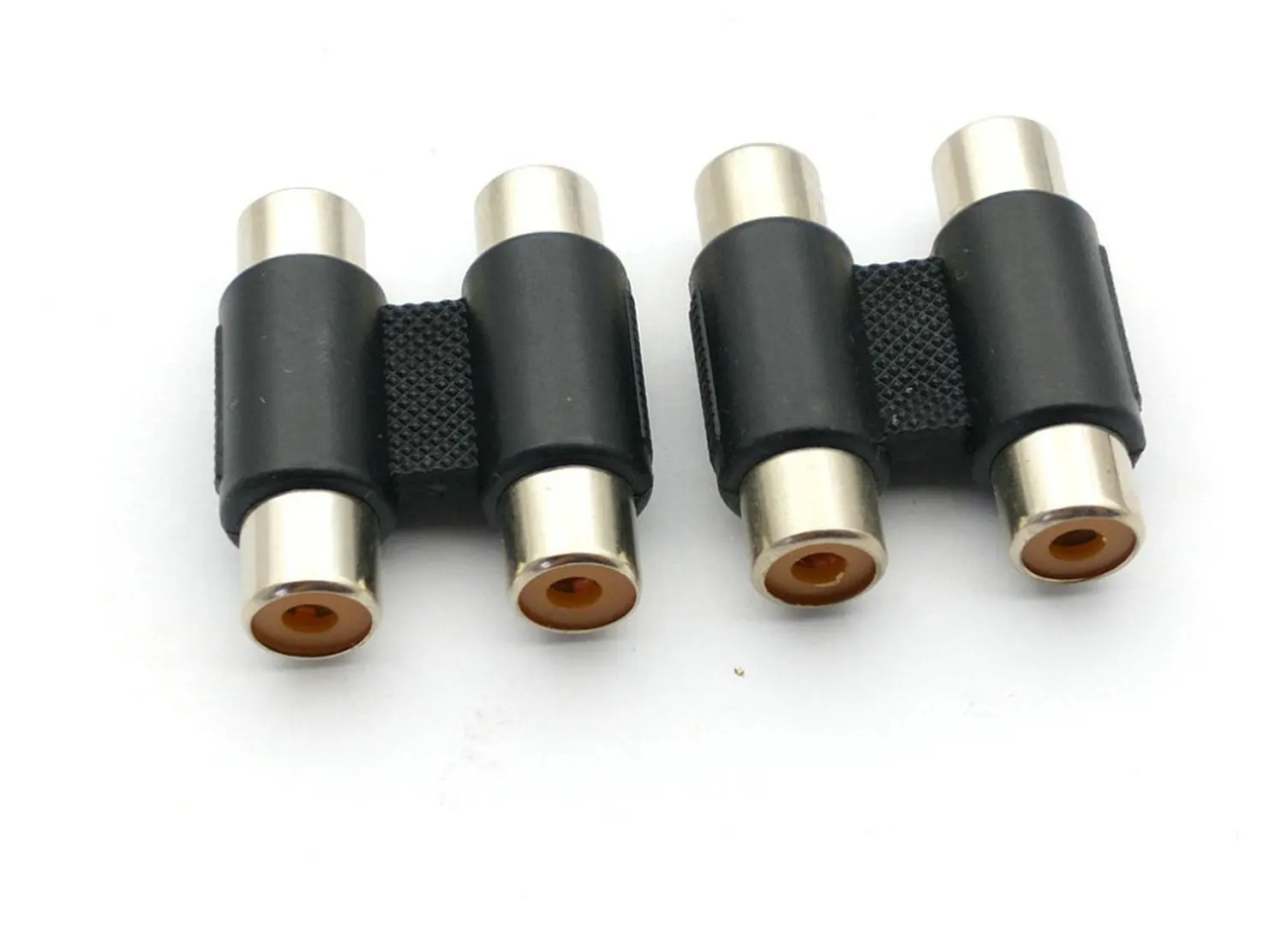 

100pcs Dual RCA Female Jack to Dual RCA Female ADAPTER