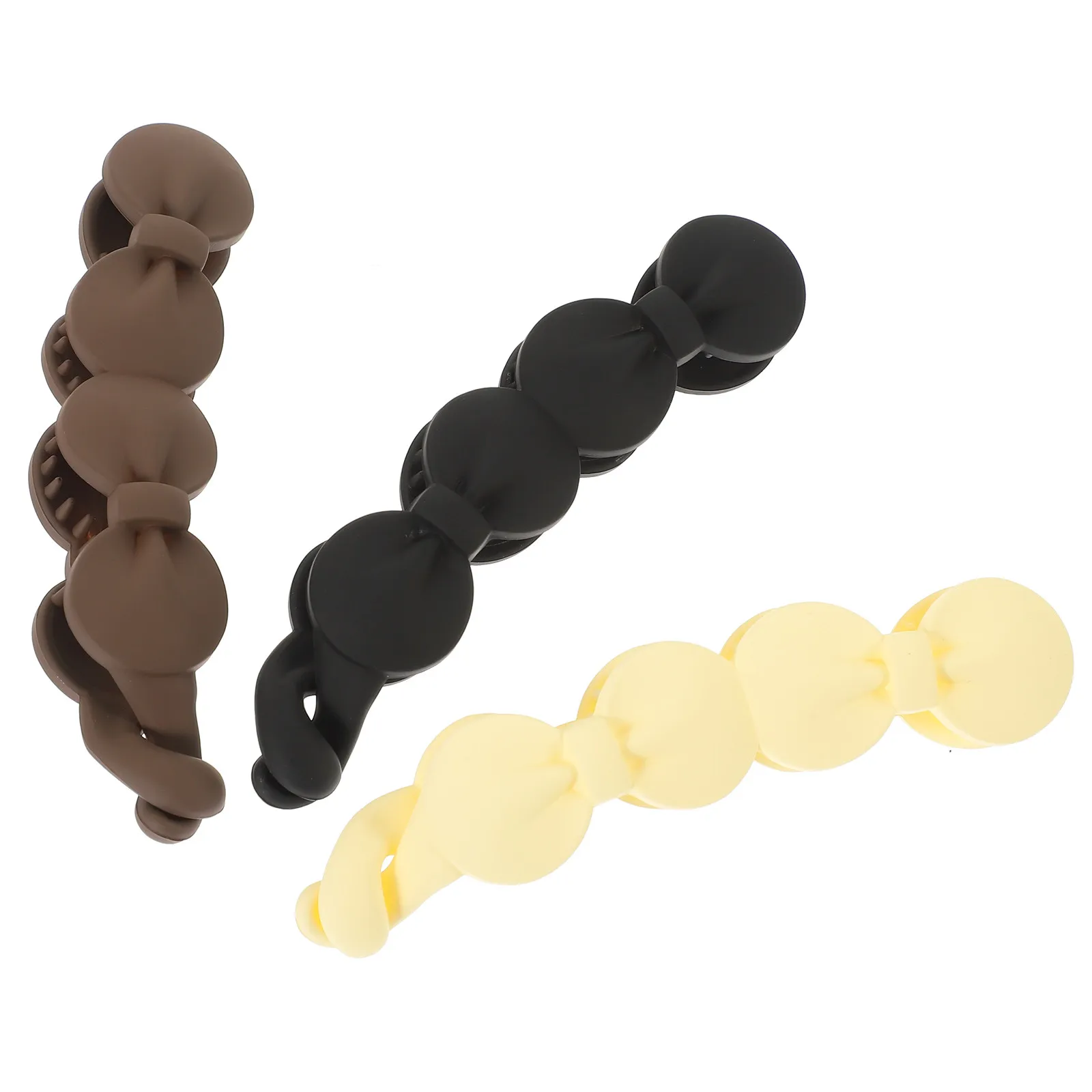 

3Pcs Hair Accessories for Women Banana Clips Styling Tool for Thick Fine Hair Elegant Headdress Daily Use Banana Clips
