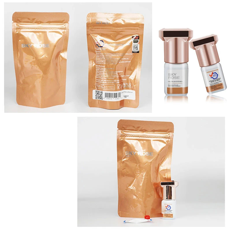 5 ขวด Sky Rose กาว Original Korea Flase Eyelashes Extension อุปกรณ์ 5ml Beauty Shop เครื่องมือแต่งหน้ากาวเพื่อสุขภาพ