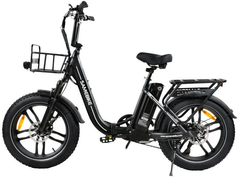 SAMEBIKE C05Pro Elektrische fiets 500W motor 36V13AH Batterij Opvouwbare aluminium elektrische fiets Sneeuw 20*4.0-In Fat Tire E-bike