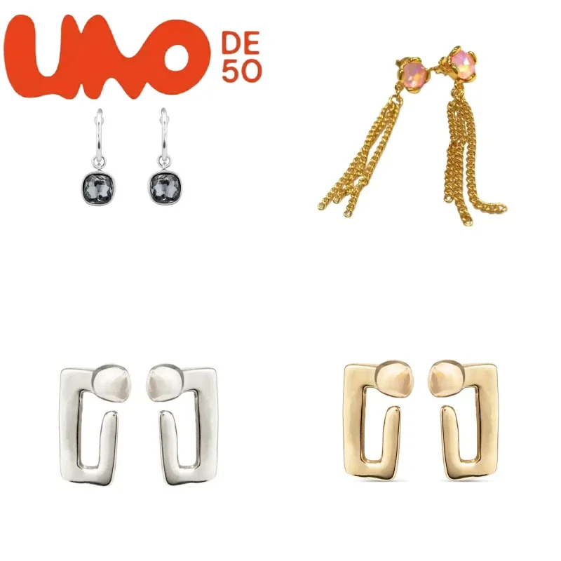 

Stylish UNOde50 Earrings In 24K Gold & Silver - Luxury Look, Great Value For Money