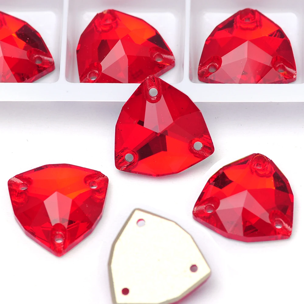 PUBRILEX K9 Glas Trilliant Flatback Strasssteine zum Aufnähen, DIY-Näh- und Basteldekorationen, Kristalle für Kleidung, Kleider und Bekleidung – Detail 11