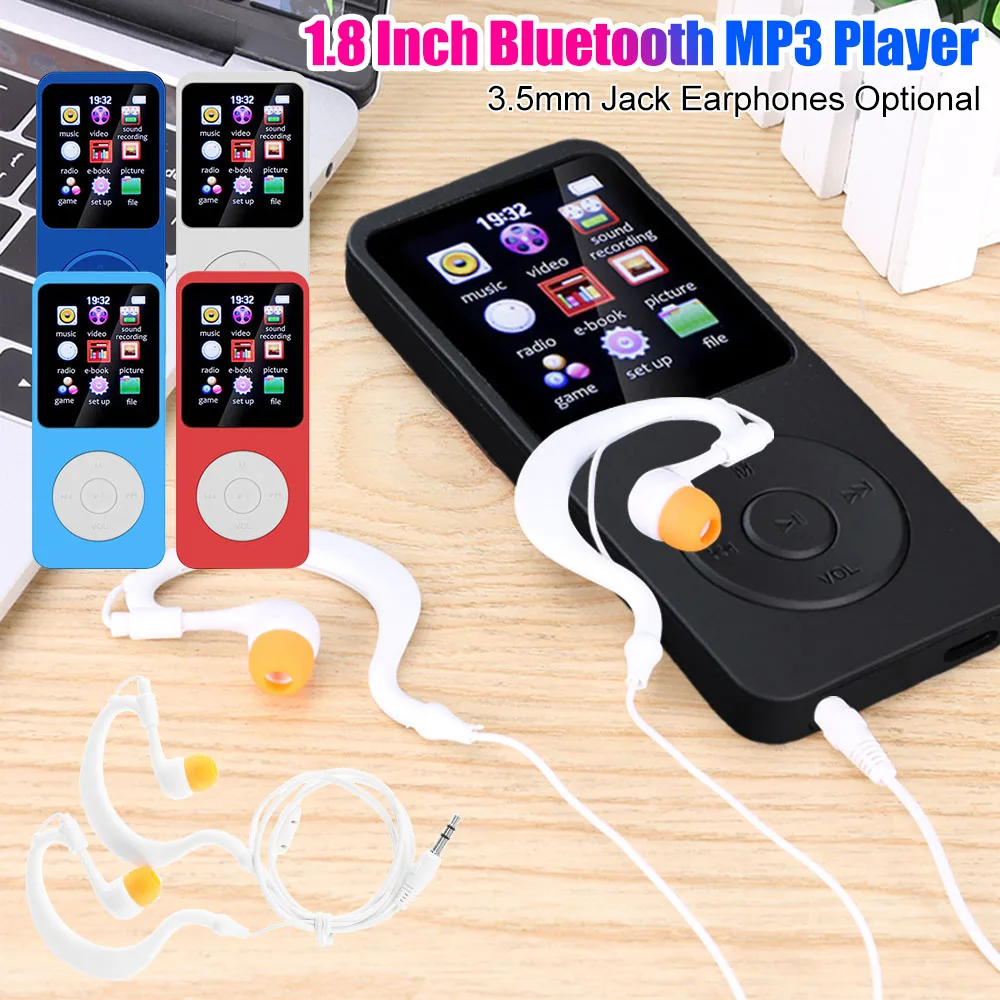 Lecteur Sport FM Ebook Lecteur MP3 32 Go, Lecteur De Musique Bluetooth Portable Avec Lecteur MP3 Bluetooth 32 Go