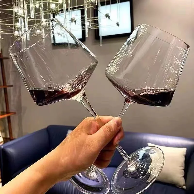 

Luxury Creative Crystal Glass Large Burgundy
