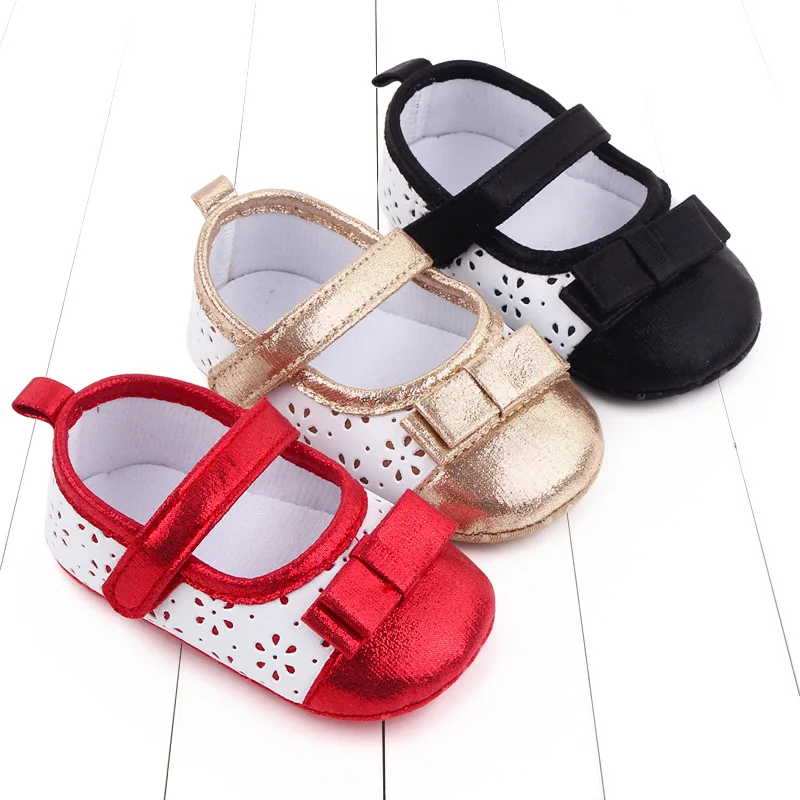 

2025 New Style Spring Autumn Newborn Baby First Walking Toddler Shoes Cute Bow Princess Shoes New Casual Shoes For 0-18M D2673