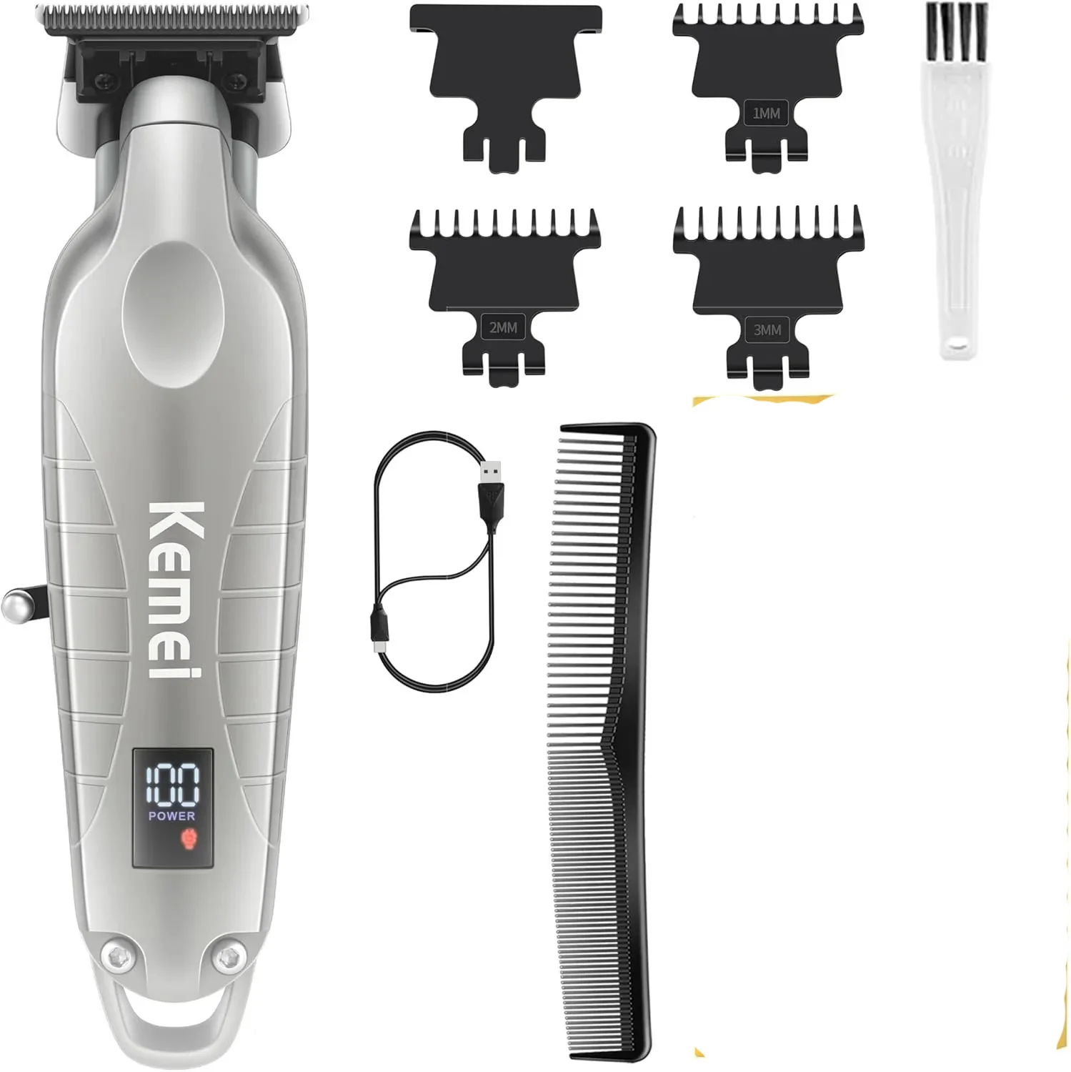 Kemei 2293 Professionelle Männer Haar Bart Trimmer Zero Gapped Cordless Haar Clipper Barber Wiederaufladbare Finish Haar Schneiden Maschine