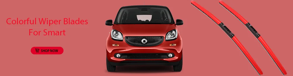 LNJING Farbige Hybrid-Wischerblätter für Smart 5 2024-aktuell – Detail 2