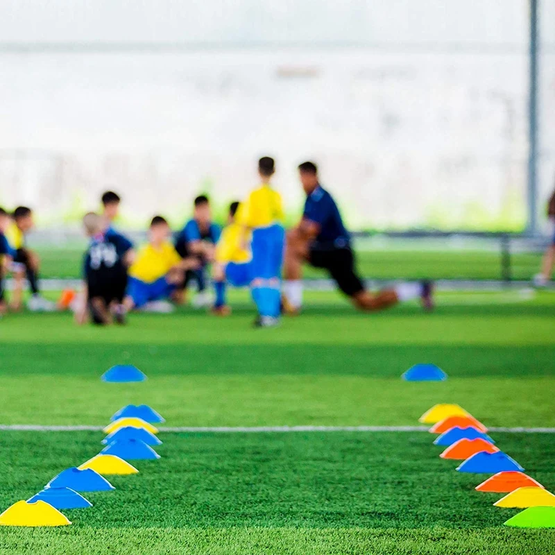 Cones de treinamento cones de futebol esportes cones de futebol equipamentos de treinamento para treinamento de futebol crianças esportes campo cone marcadores