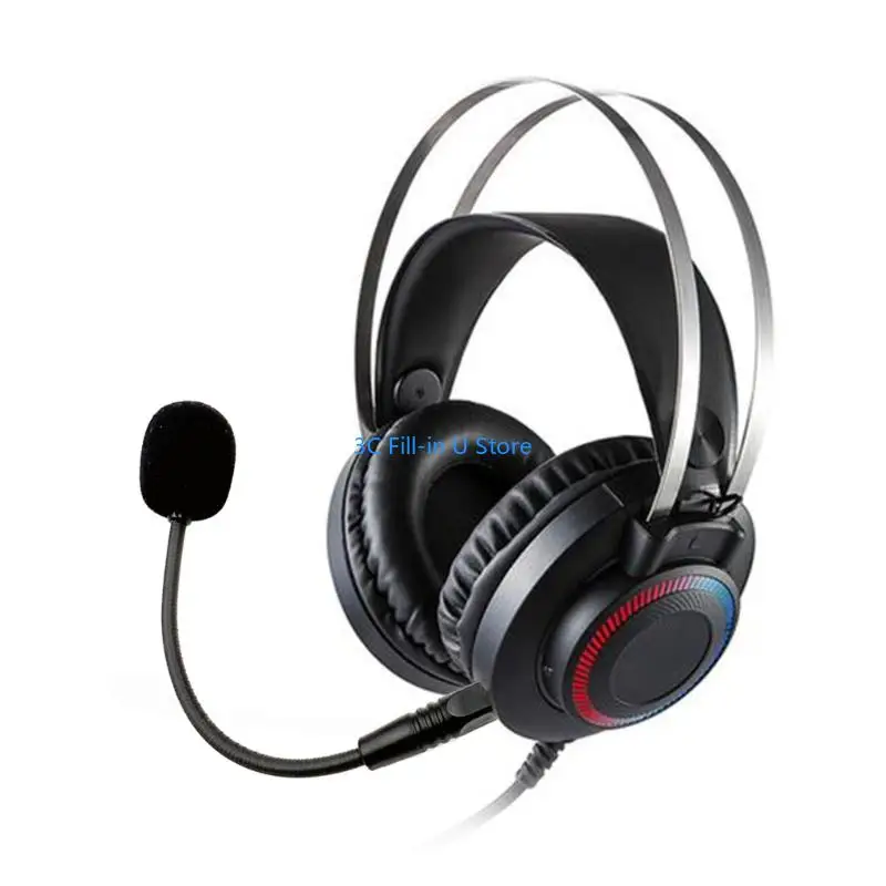 G8TA Headsets Mics High Sensitivity Pickup 3.5mm Connectors Metal Housing for Havit H200d