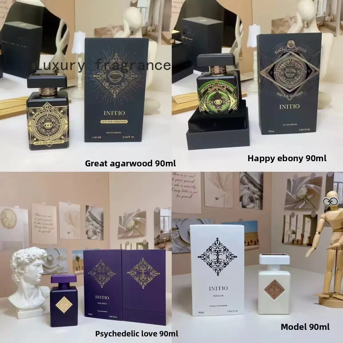 عطر مثالي Oud Vanilla Musk Rose for Elegant Rich للجنسين، رائحة خشبية شرقية تدوم طويلاً، عطر يومي، عطور متخصصة