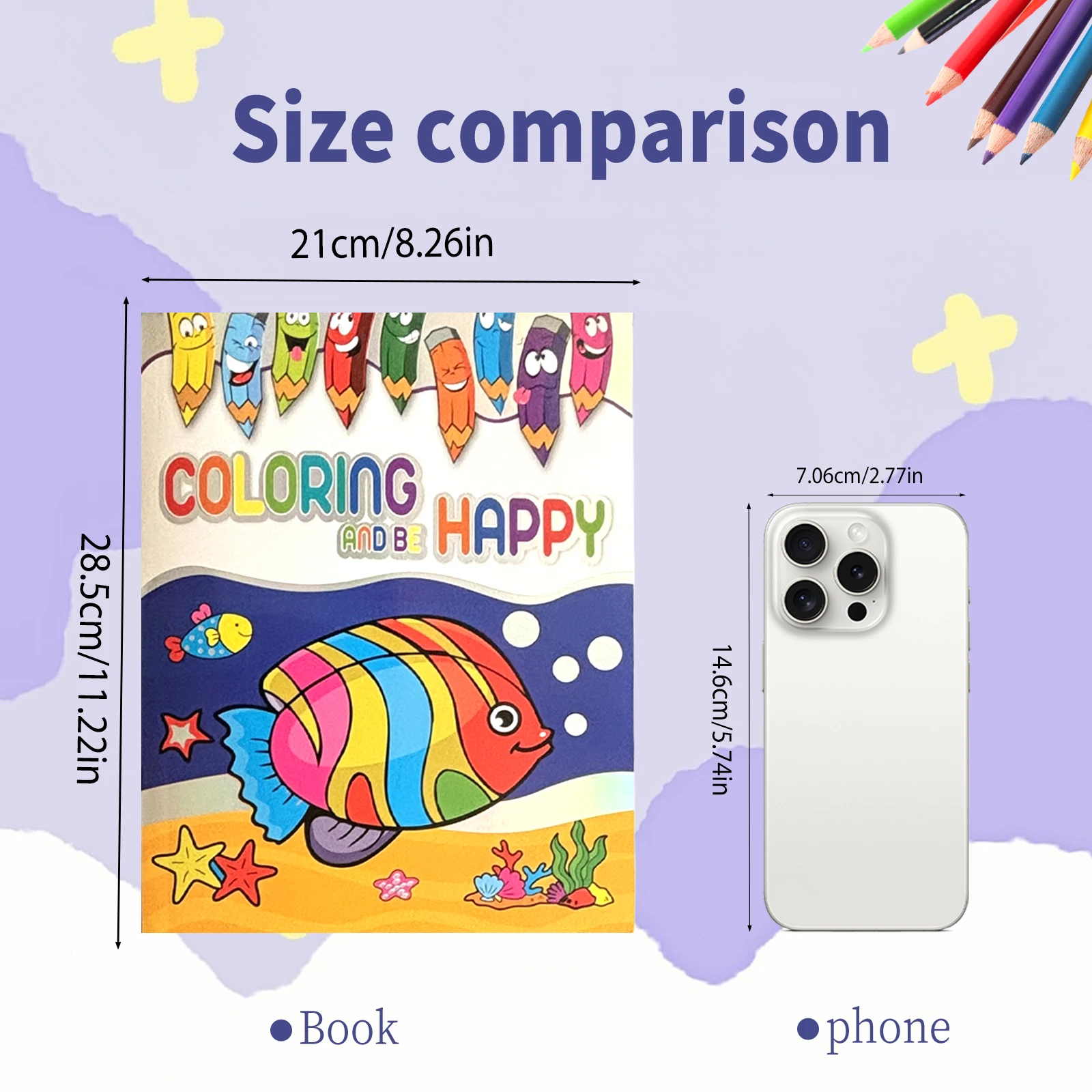 "Coloring and Joy" Coloring Book - Unlock Children's Happy Creativity Children's Coloring Booklet