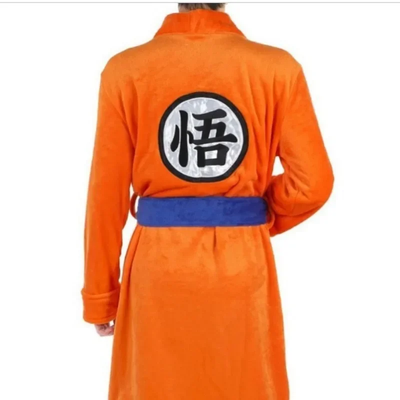 Dragon Ball Anime Son Goku Badjas Pyjama Vrouw Man Thuis Kleding Cartoon Zacht Los Warm Herfst en Winter Verjaardag Kerstcadeau