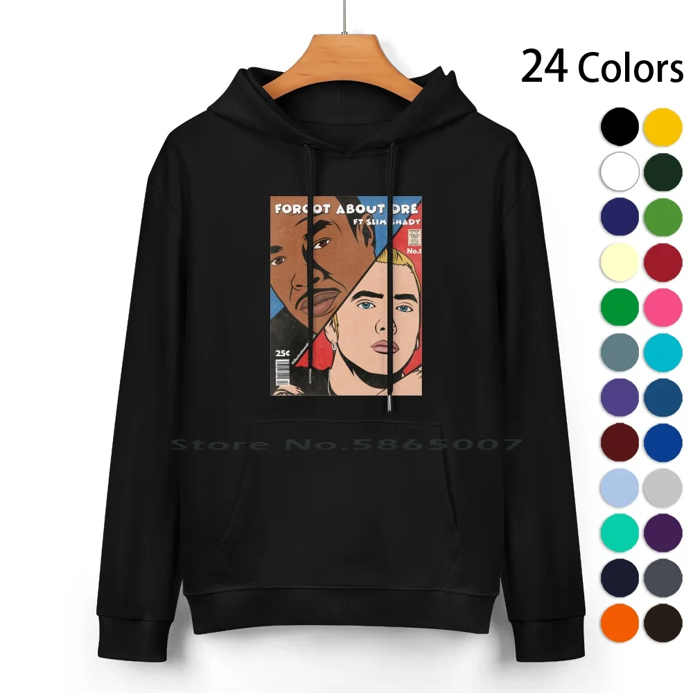 Dr Dre Forgot About Dre Comic Art Pure Cotton Hoodie Sweater 24 Colors Still Dre Forgot About Dre Slim Shady Rapper The Chronic