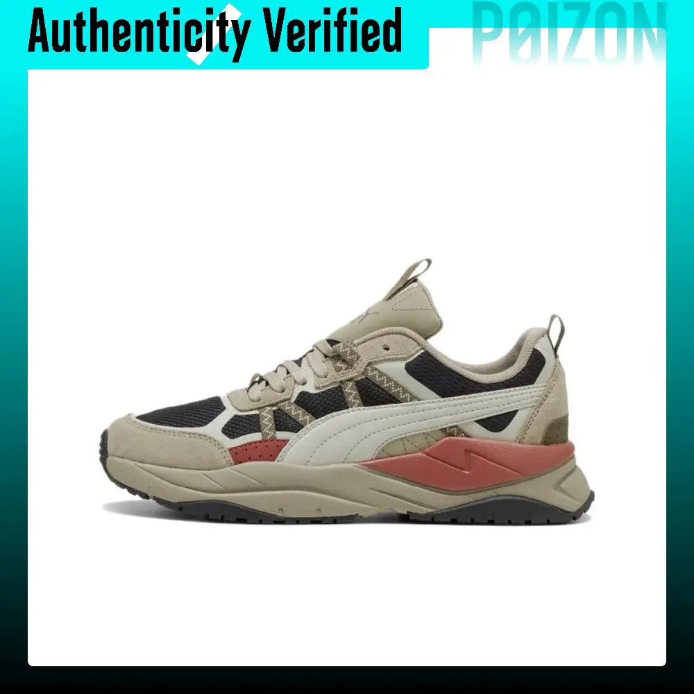 PUMA X RAY Breathable Low top Casual Shoes Unisex Black Brown 392317-07