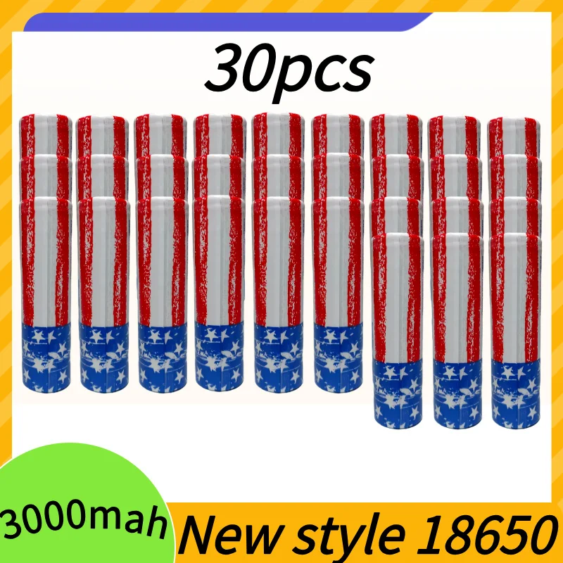 Customized New style18650 rechargeable lithium battery 3.7v 3000mAh full capacity large capacity electric vehicle power tools