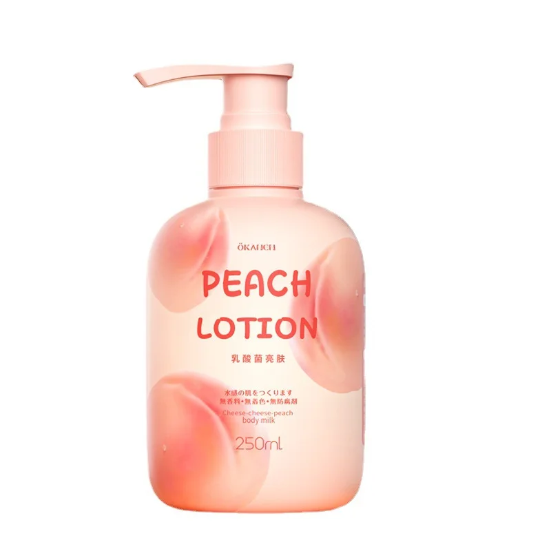 250ml Citrus & Zhizhi Peach Watery Lactobacillus Softening and Moisturizing Skin Brightening Body Lotion skin care products