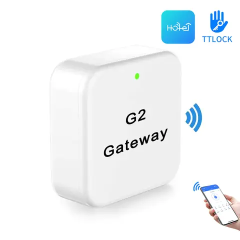 Dispositivo APP TTLock Gateway Hub G2 Convertitore Bluetooth compatibile con WiFi per Smart Lock con telecomando