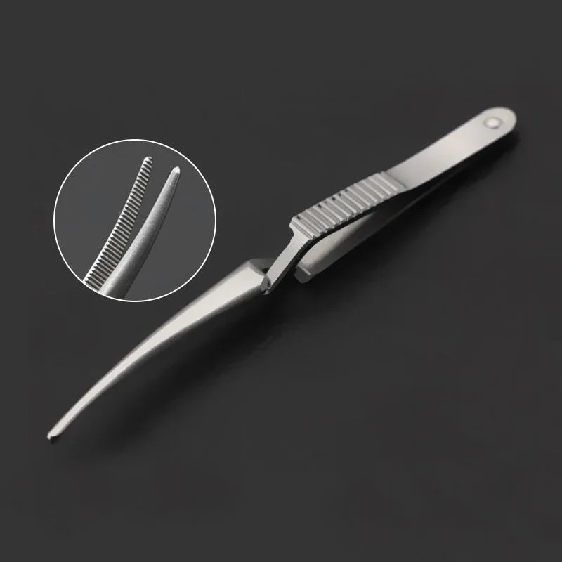 Arterial Venous Vascular Clip Hemostat Stainless Steel Closer Temporarily Block The Venous Cross Hemostatic Clip