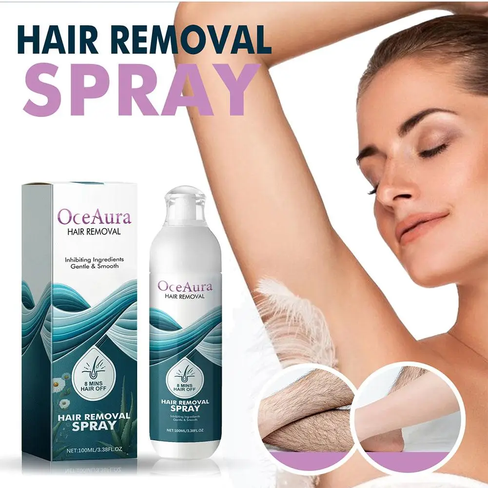 100ml Hair Removal Spray Underarm Leg Hair Hand Hair Cleaning And Temperature Removal Hair Irritating Skin Non Beauty Items G6b6