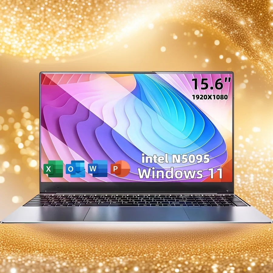 15.6inch intel N5095 gaming laptops portable notebook computer pc 16GB 32GB DDR4 1TB SSD Windows 11 IPS Backlit Keyboard deals