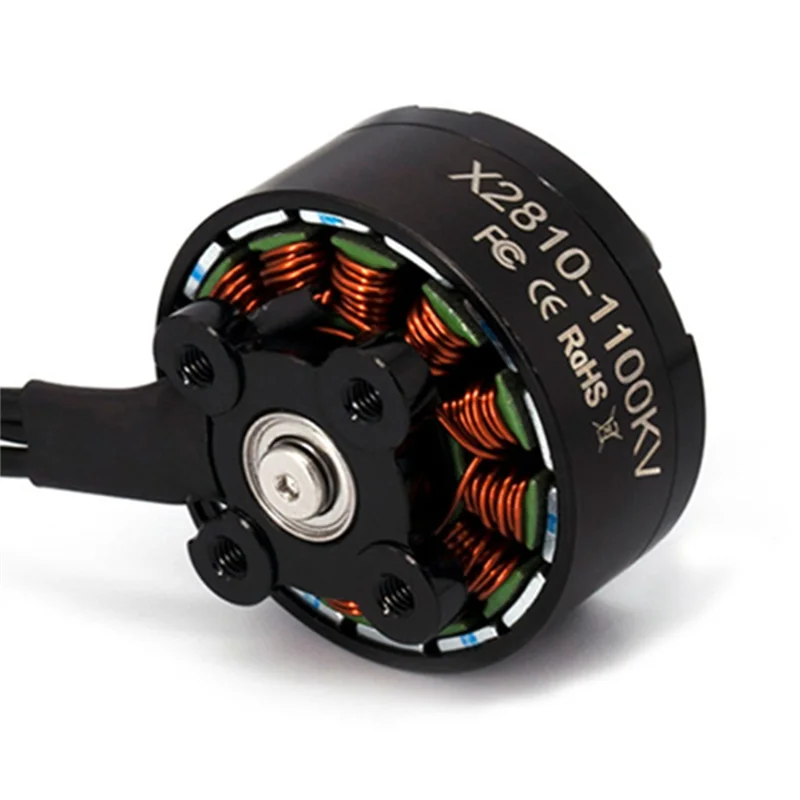 AA84 4 шт./лот X2810 2810 1100KV 4-6S бесщеточные двигатели для гоночного дрона FPV и мультиротора