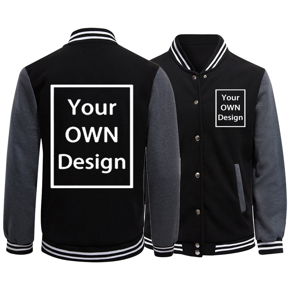 Gilet Polaire Personnalisé Logo Entreprise Ou Photo - Veste Chaude Homme Femme Printemps Automne