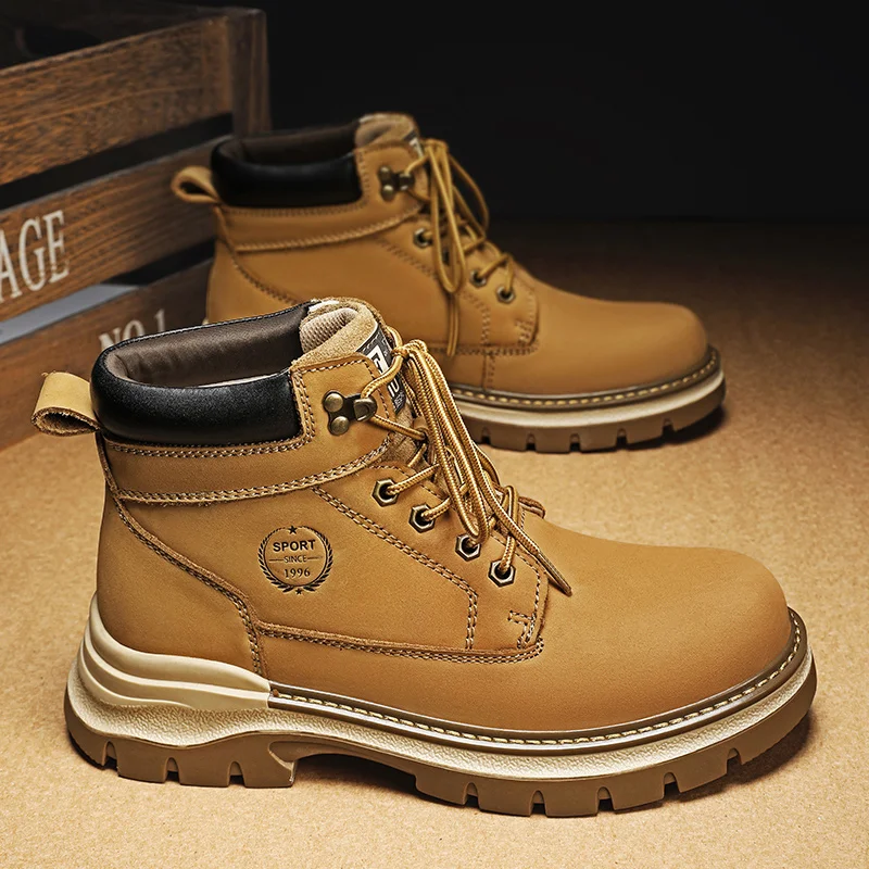 New Men's Shoes: Chelsea Boots for Men, One-Click Slip-On Fashion Boots, Large-Size Reversible Leather Short Boots, Men's Genuin