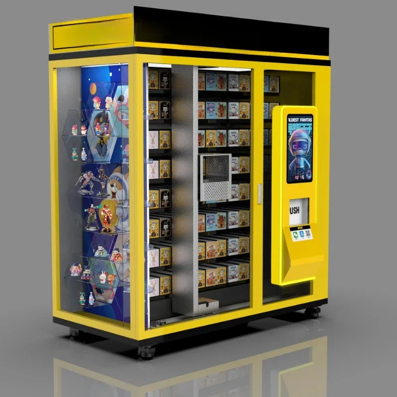 blind boxes gift toy doll vending machine with lighting with Gift /Toy Elevator 3D Vending Machine