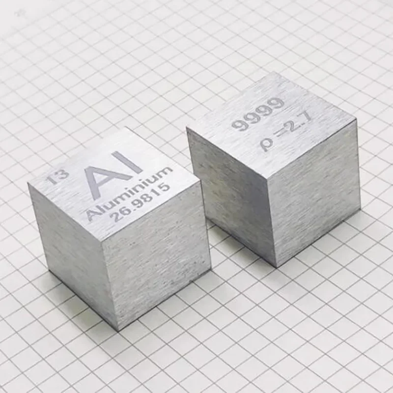 Aluminum Cube Periodic Table Collection Metal Element Cubes 10mm 25.4mm 1 Inch