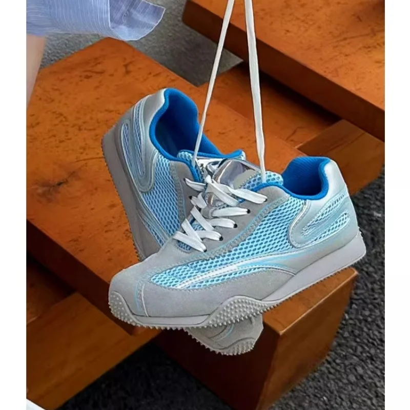 2025 New Breathable Mesh Running Shoes Stylish Men's Running Shoes Fashionable Outdoor Running Shoes Men's Marathon Shoes