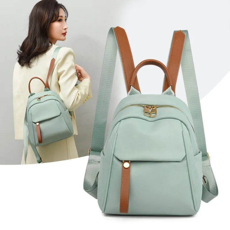 Women Shoulder Bag Waterproof Large Capacity Lightweight College Student Schoolbag Commuter Travel Fashion Trend Ladies Backpack