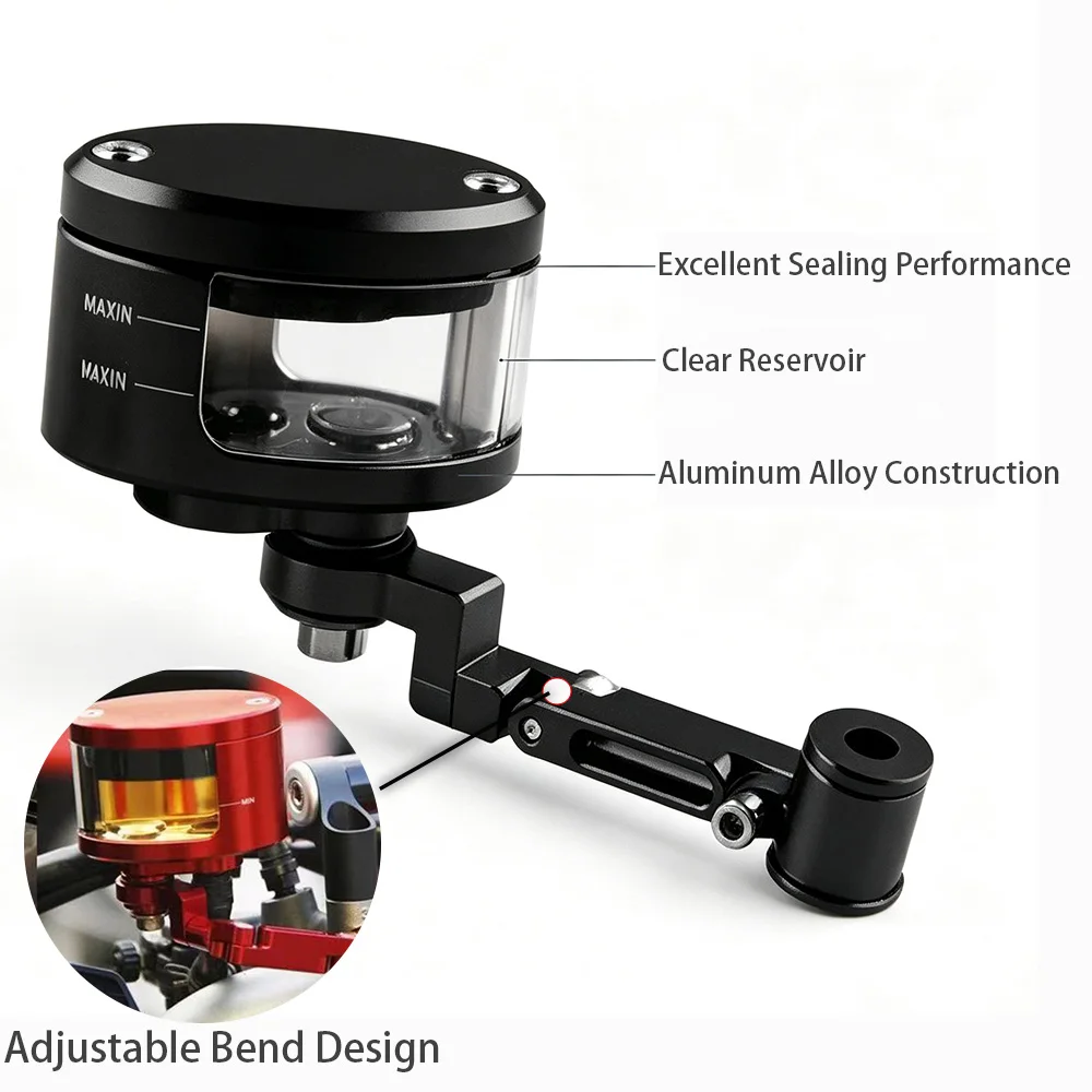 Universal Motorcycle Brake Clutch Fluid Reservoir Cup Brake Master Cylinder Oil Tank For Honda Yamaha Suzuki Kawasaki Dirt Bike