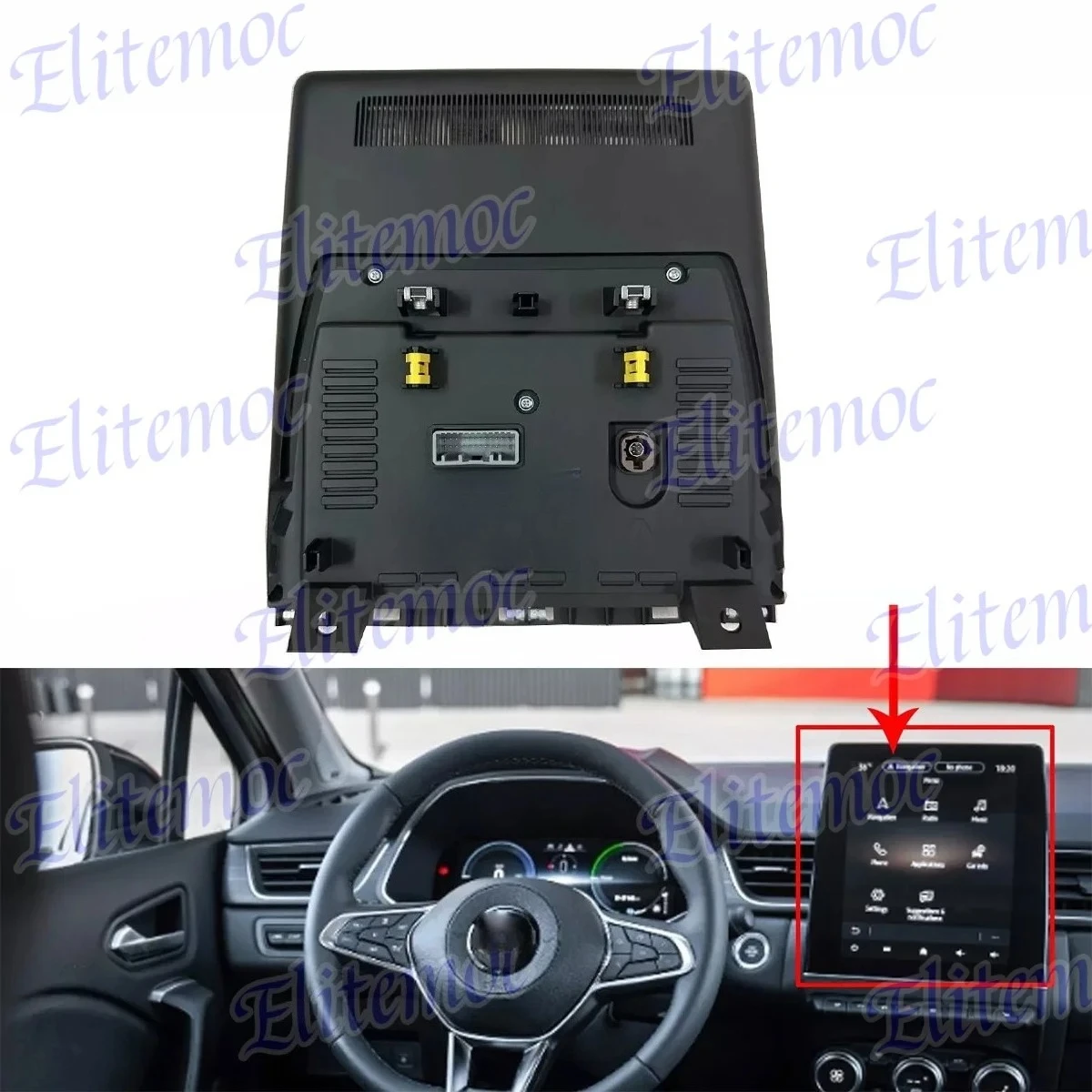 

9.3" CID09AC-RFH FIT RENAULT ARKANA 2020-2024 HEAD UNIT LCD Touch Screen Navigstion Display Replacement