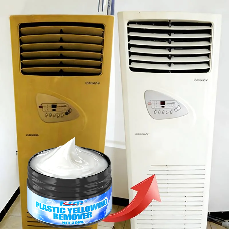 KJM 30ml Yellowing Plastic Remover Cream Powerful Oxidation Cleaner for Air Conditioners Toilet Seats Piano Keys & Old Plastics