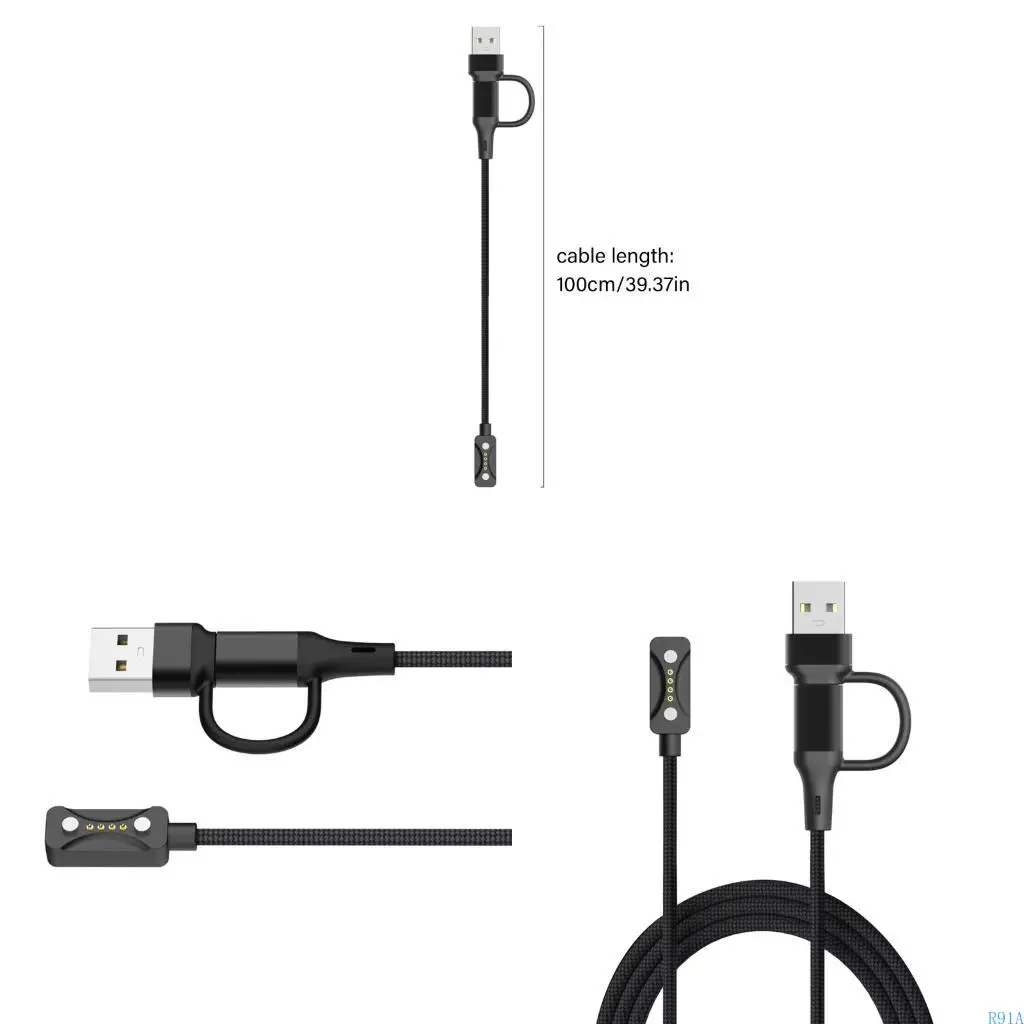 R91Aスマートウォッチ充電ケーブル磁気アタッチメントVantageクイックエネルギー充電用