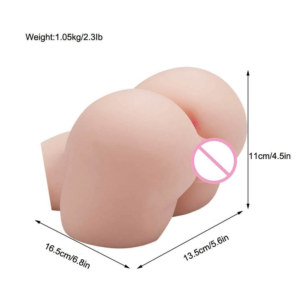 Inflatable doll Simulated upturned buttocks inverted mold Male Masturbation physical doll Airplane Cup Large Buttocks sex toys