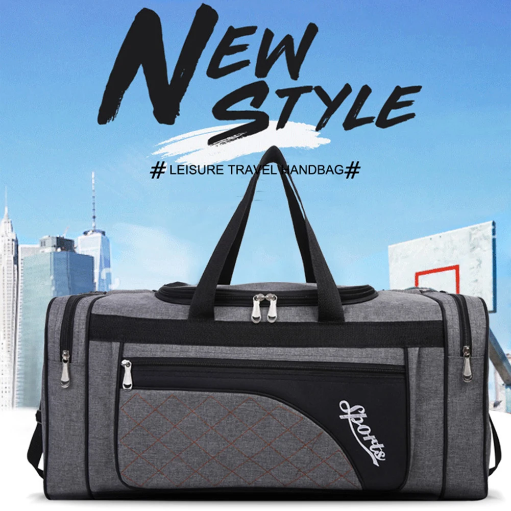 

Оксфордские разделительные сумки для сухого и влажного воздуха, большая вместительная сумка для фитнеса и тренировок, водонепроницаемая, многофункциональная, износостойкая, для путешествий, плавания