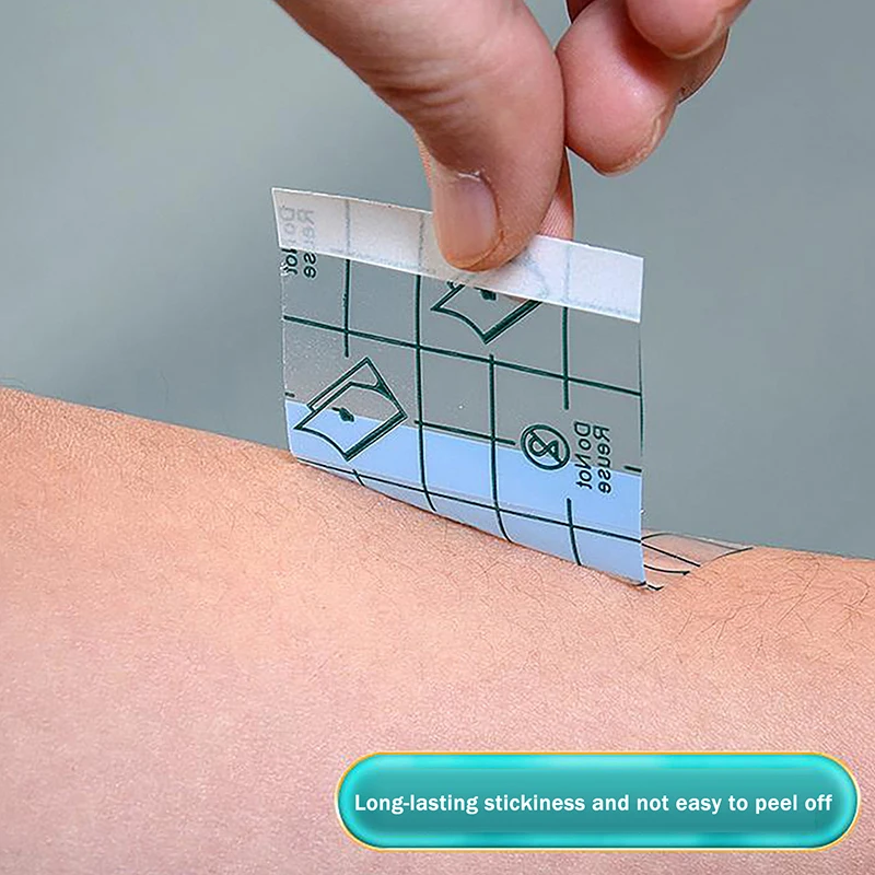 1 لفة ضمادة طبية شفافة مقاوم للماء واقية فارغة شفاء فيلم الجلد شفاء إصلاح فيلم التفاف لفة ضمادة الرعاية اللاحقة