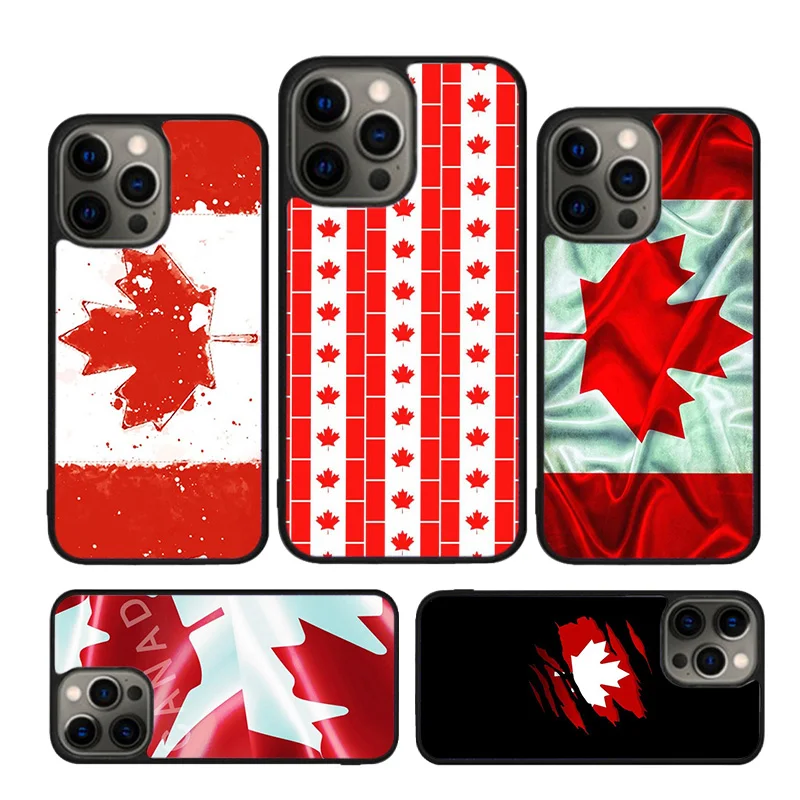 Canada Canadian Flag Phone Case Cover For iPhone 16 15 14 plus XS XR 11 12 mini 13 pro max coque Shell Fundas