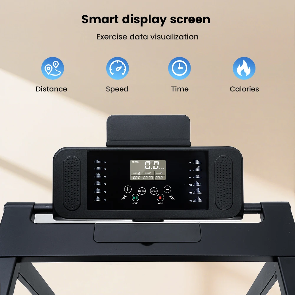 Formill X2NC Indoor-Laufband 2,5 PS, LED-Display, Leiser Motor, 120 kg Tragkraft, 12% Steigung Heim-Laufmaschine – Detail 6