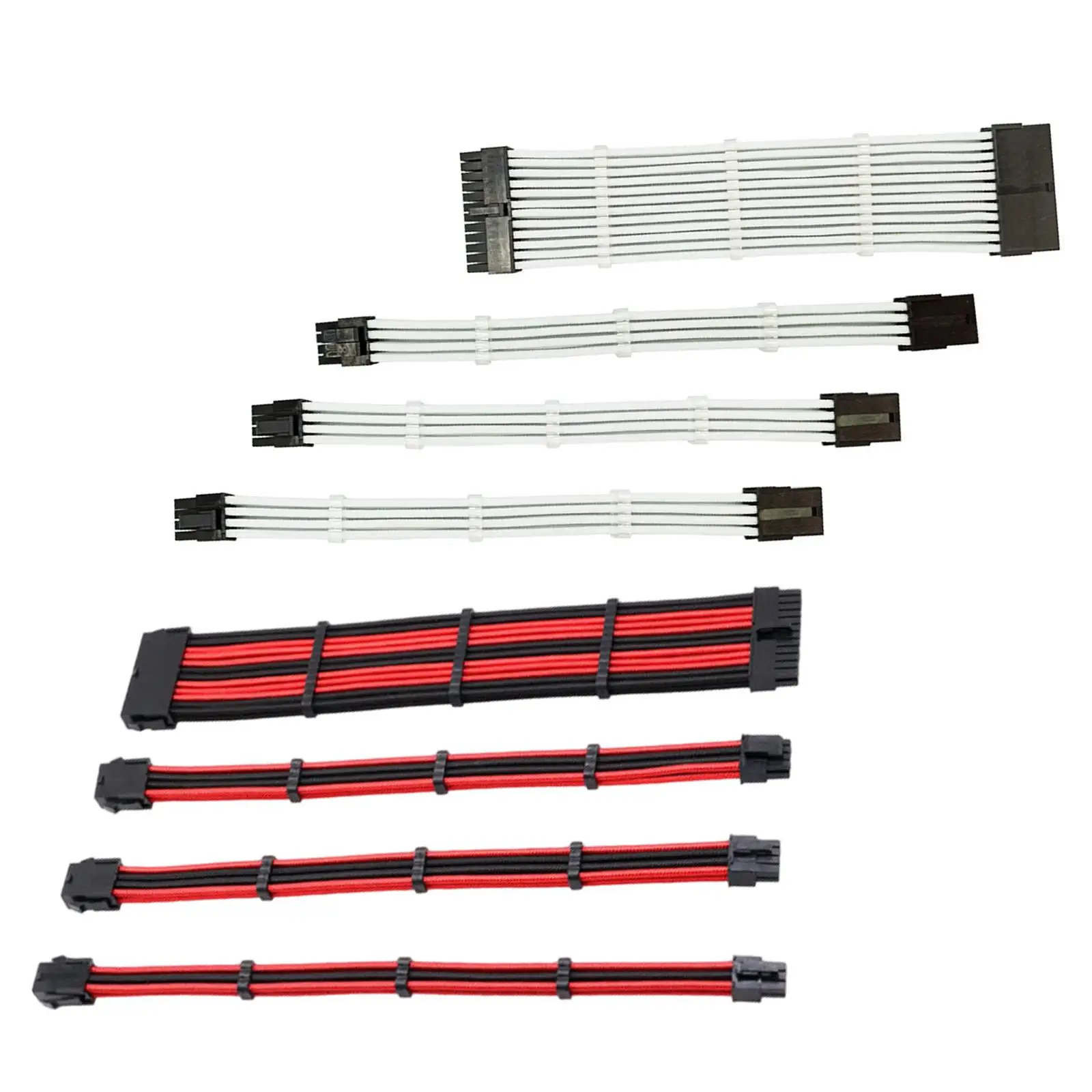 

4pcs 18AWG Sleeved Cables - Extension Cable Kit 11.81 inch