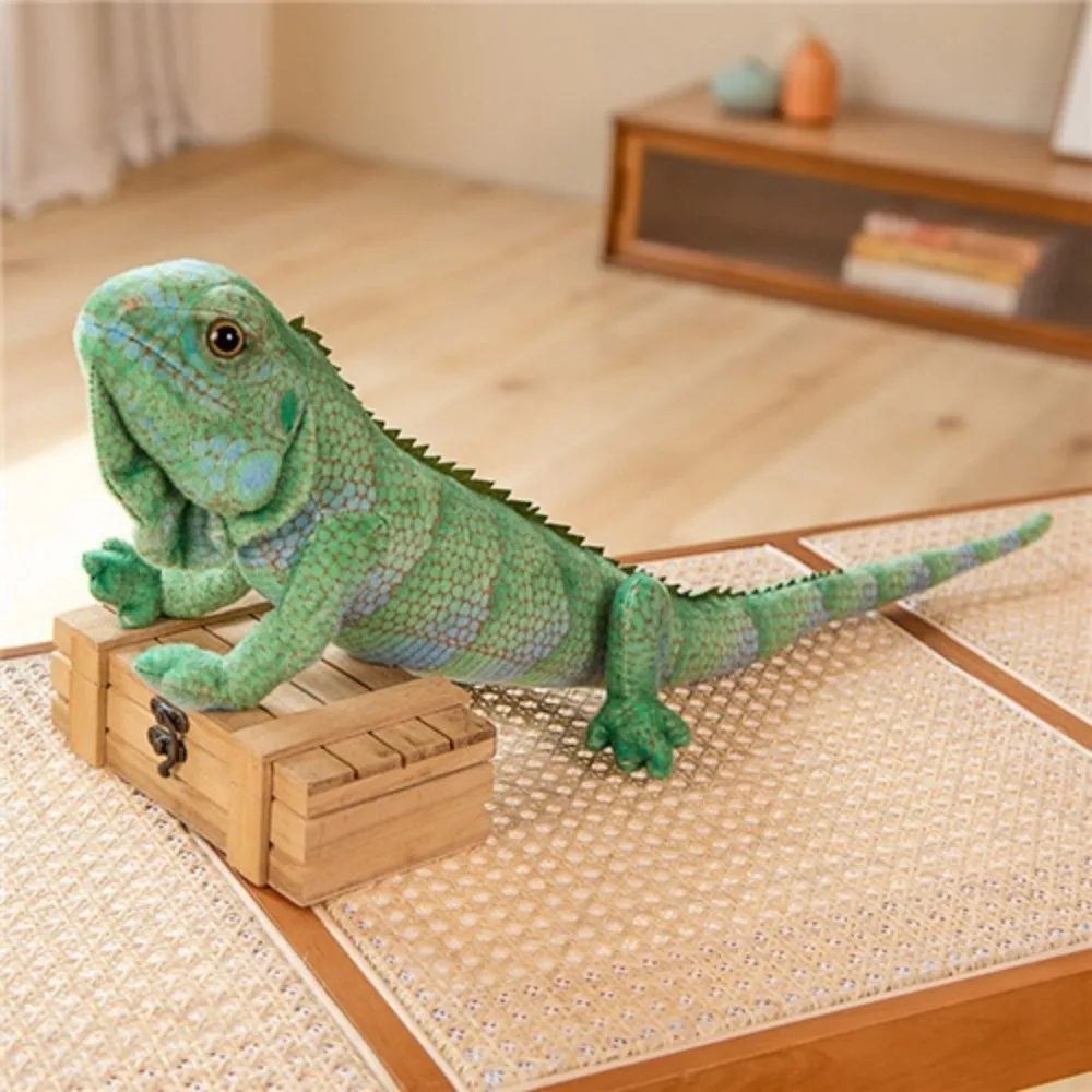 

Creative Long Tail Plush Mane Lizard Wild Reptile 65/95cm Lizard Plush Toy Green Lifelike Stuffed Lizard Doll Kids Toy