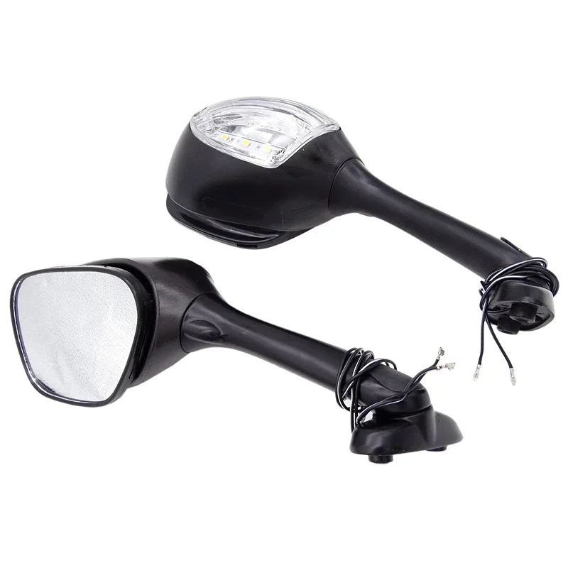 

Motorbike Rear View Mirror for Suzuki GSXR600 GSX-R 750 06-12 GSXR 1000 Motorcycle Side Mirrors with LED Turn Signal