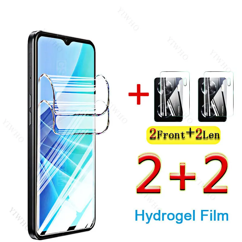 6in1 Front Soft Hydrogel Film 6.56 Inch for Oppo A57e Screen Protectors Films for Oppo CPH2387 A 57e 57 E Oppoa57e Camera Glass