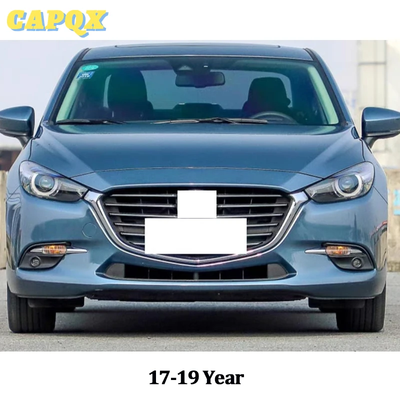 For Mazda 3 Axela  2014 15 16 17 18 19 Bumper Trailer Cover Tow Bracket Cover Bumper Tow Hook Cover Cap