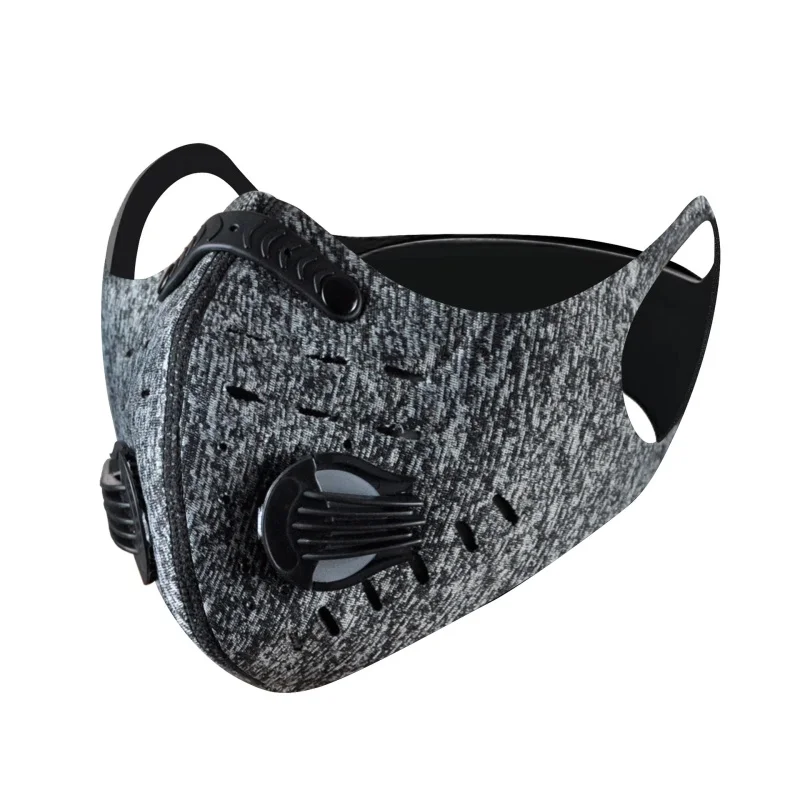 Cycling Mask Men and Women Wind and Dustproof Bicycle Equipment Cold and Warm Mask Half Face Running Breathable Activated Carbon