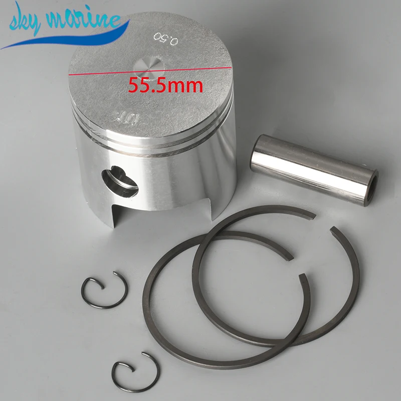 

Piston set (0.5Mm O/s) 351-00004-0 for Tohatsu boat engine 15HP 18HP M15B2 M15C M18D M9.9B2 M9.9C pinton ring cc